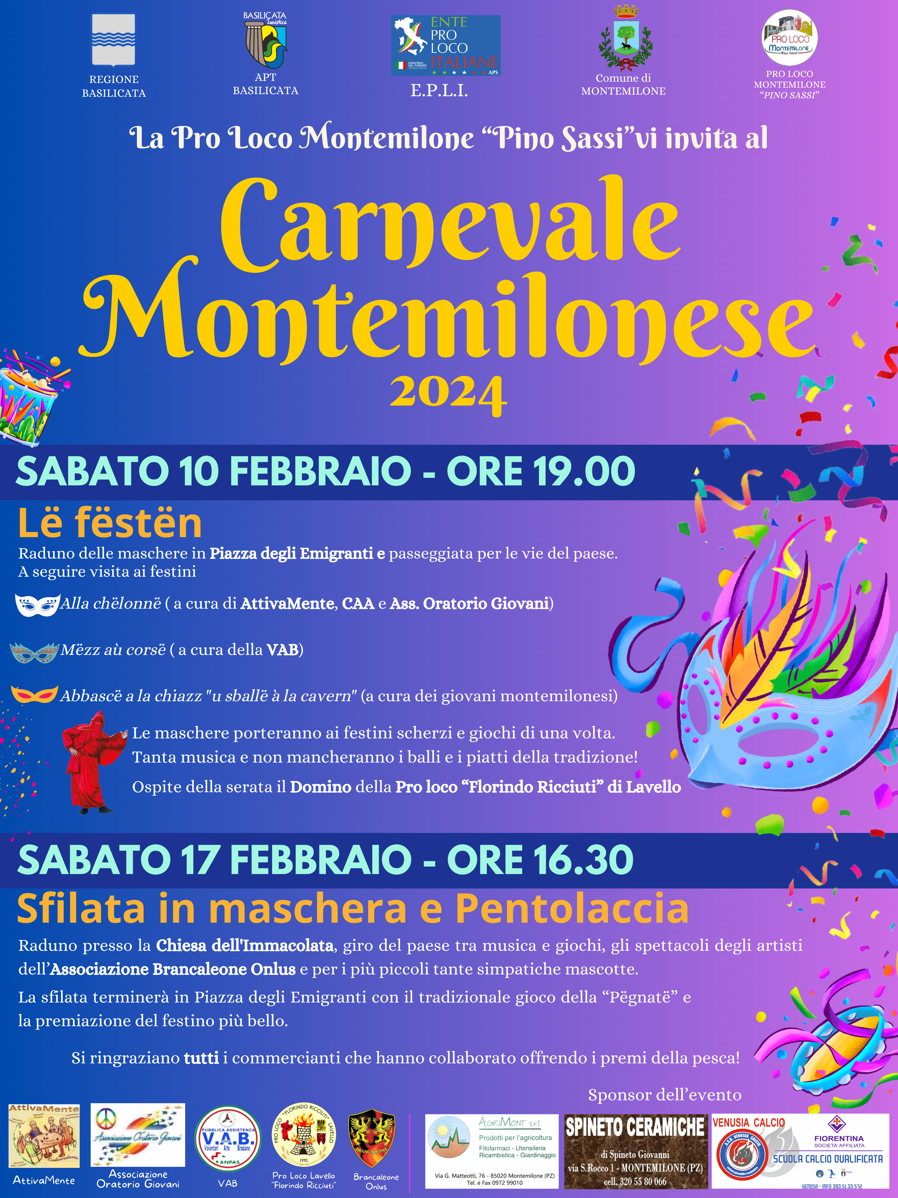 Al momento stai visualizzando Carnevale Montemilonese 2024